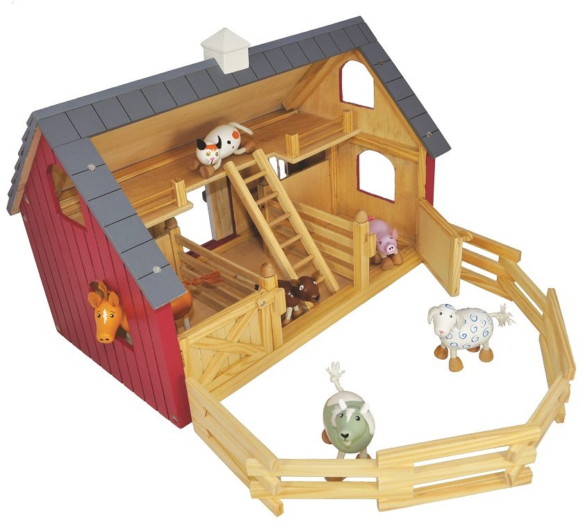 wooden play farm